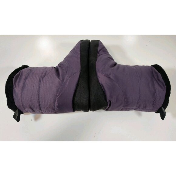 REI Duck Down Purple Fleece Lined Camping Booties Slippers Boot Women Size Large - Picture 7 of 10